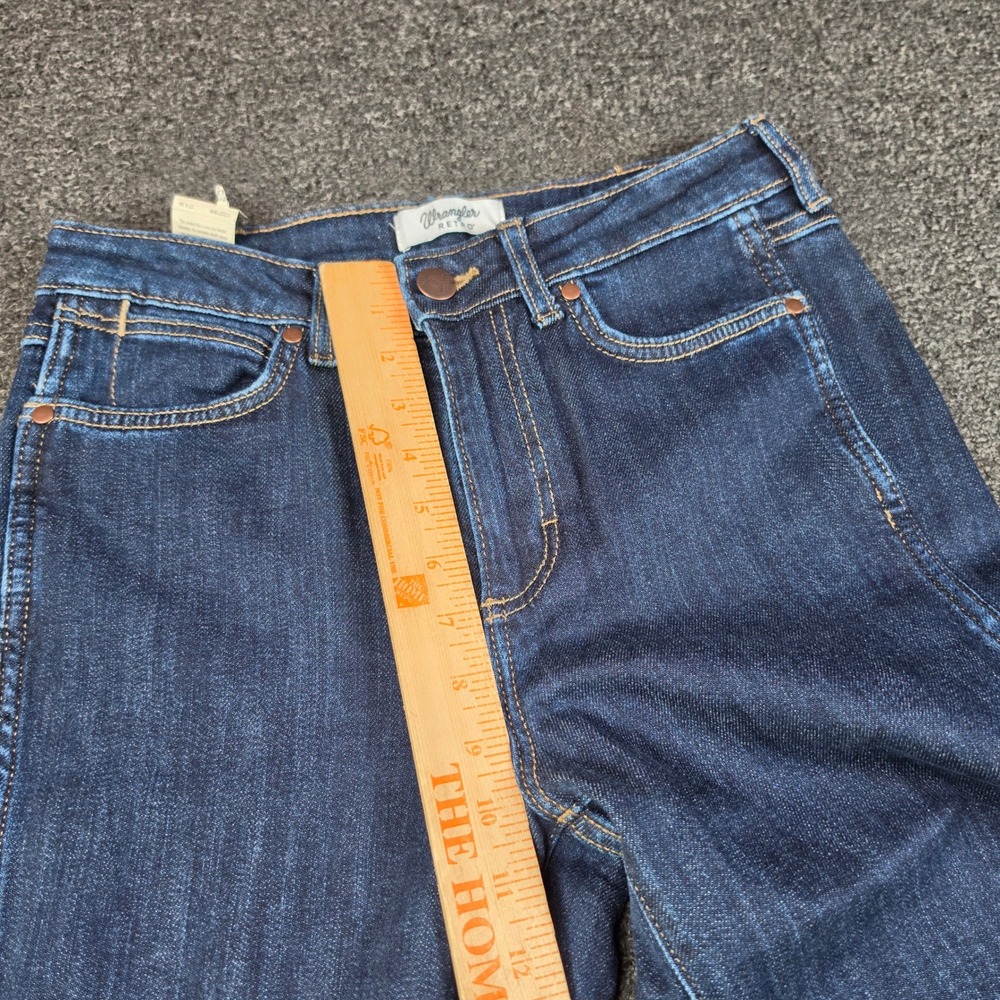 Wrangler Retro Bailey High Rise Trouser Jeans Vanessa Womens 27x34 Flared NEW - Picture 7 of 8